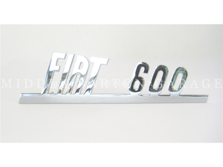 REAR BADGE FIAT 600	